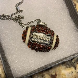 💎🏈Football Necklace w/ Bling!🏈💎